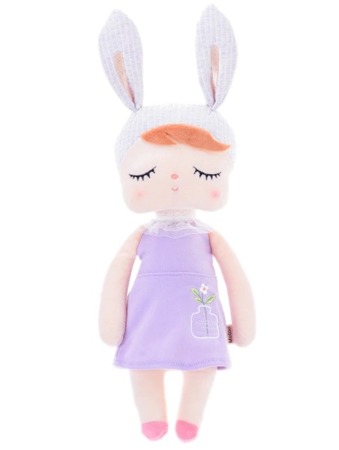 Metoo Anegla Bunny Doll in Violet Dress 