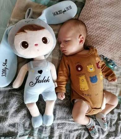 Metoo Personalized Bunny Boy Doll