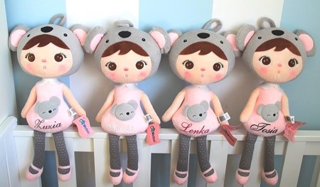 Metoo Personalized Koala Girl Doll