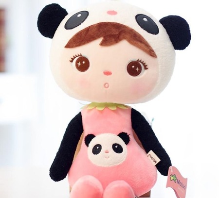 Metoo Personalized Panda Girl XL Doll 70 cm