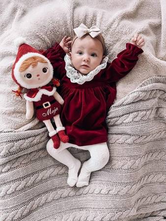Metoo Personalized Santa Claus Girl Doll 