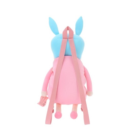 Personalized Set - Backpack and Bunny Doll in Pink Dress