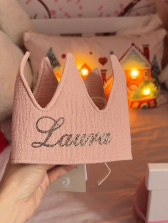 Personalized Crown - Powder Pink